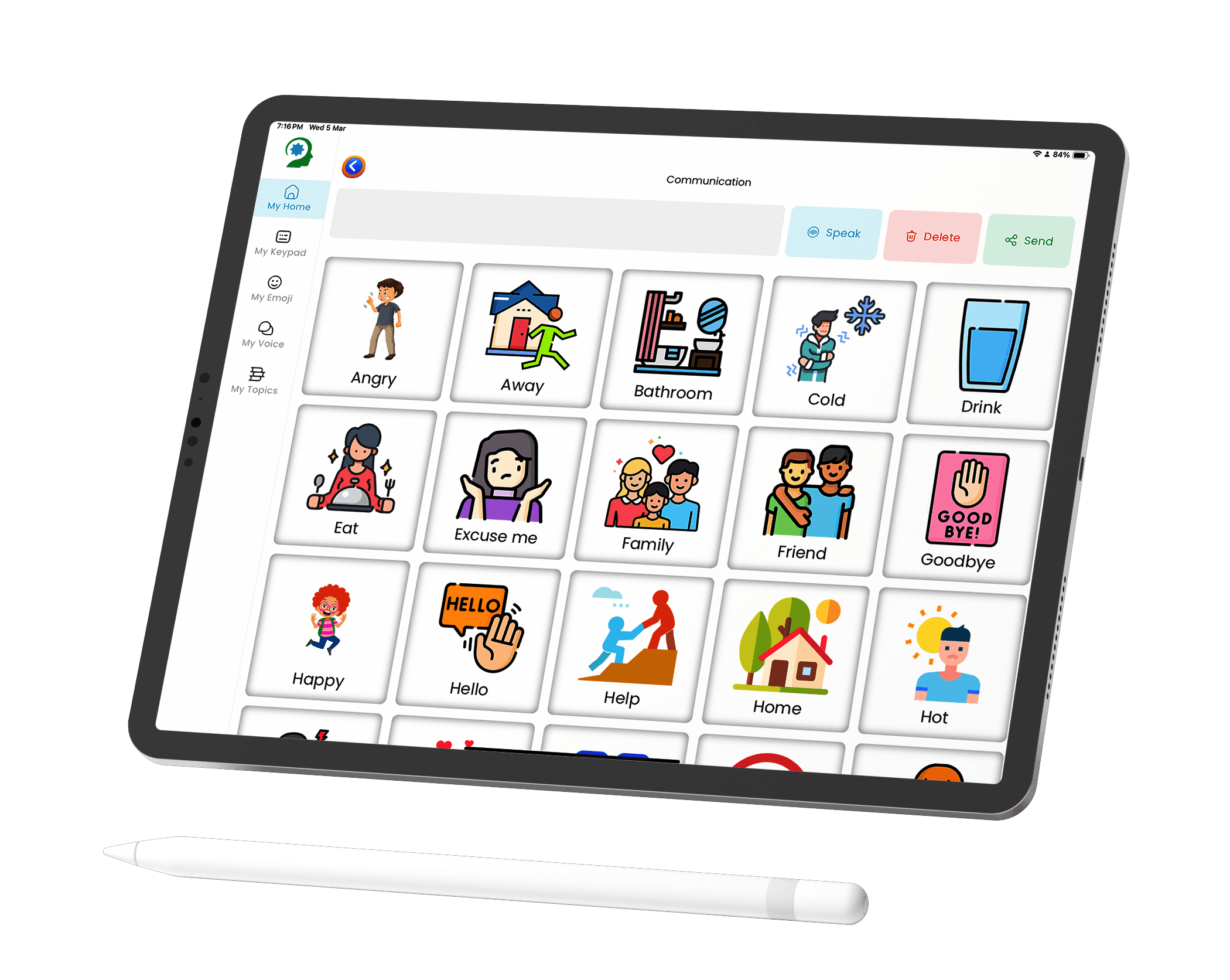 Send and share message lifeline dashboard